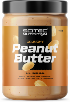 100% Peanut Butter CRUNCHY 400 g